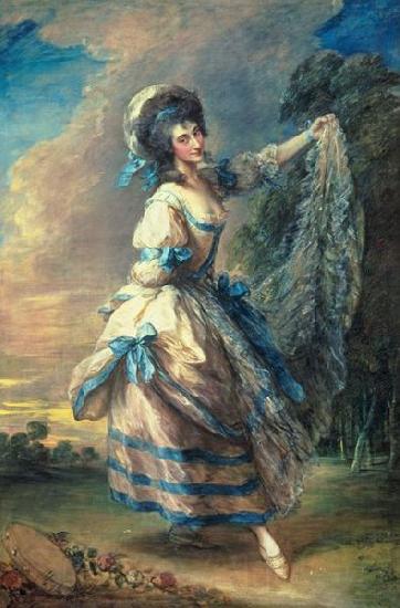 Thomas Gainsborough Portrait of Giovanna Baccelli Norge oil painting art
